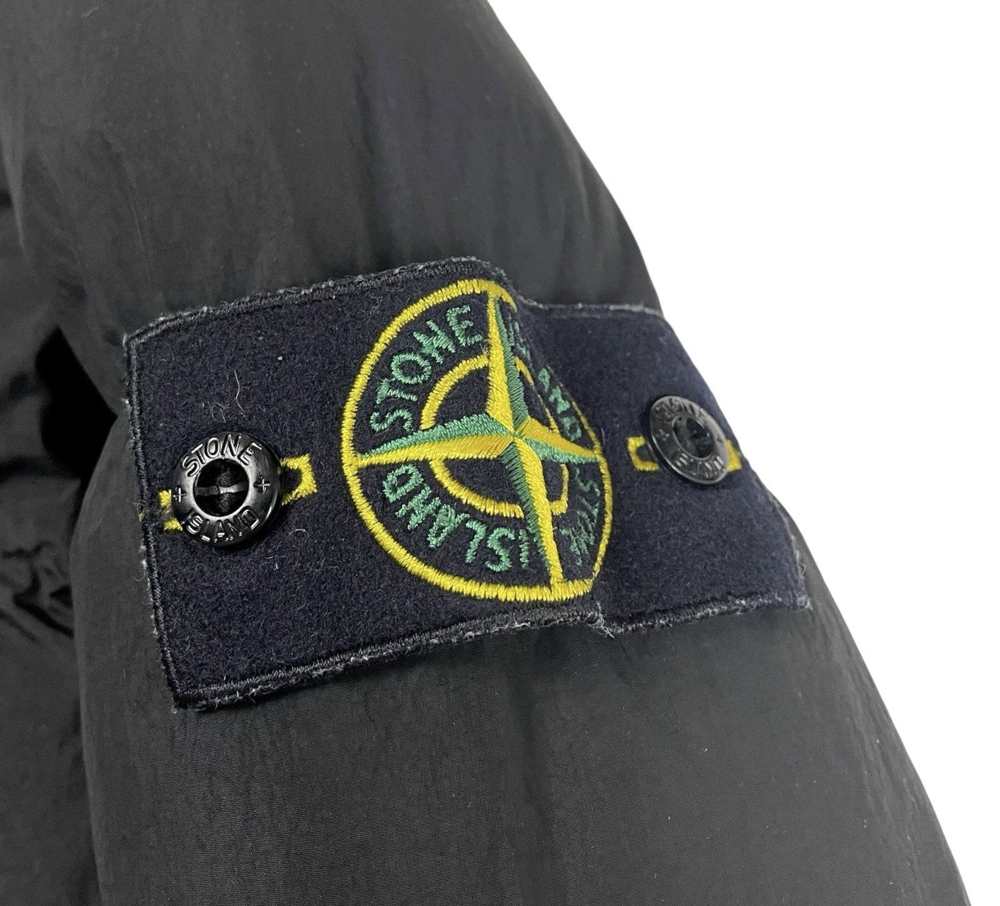 Stone Island Crinkle Reps NY Down Puffer Jacket, Size Large | O/S, Black