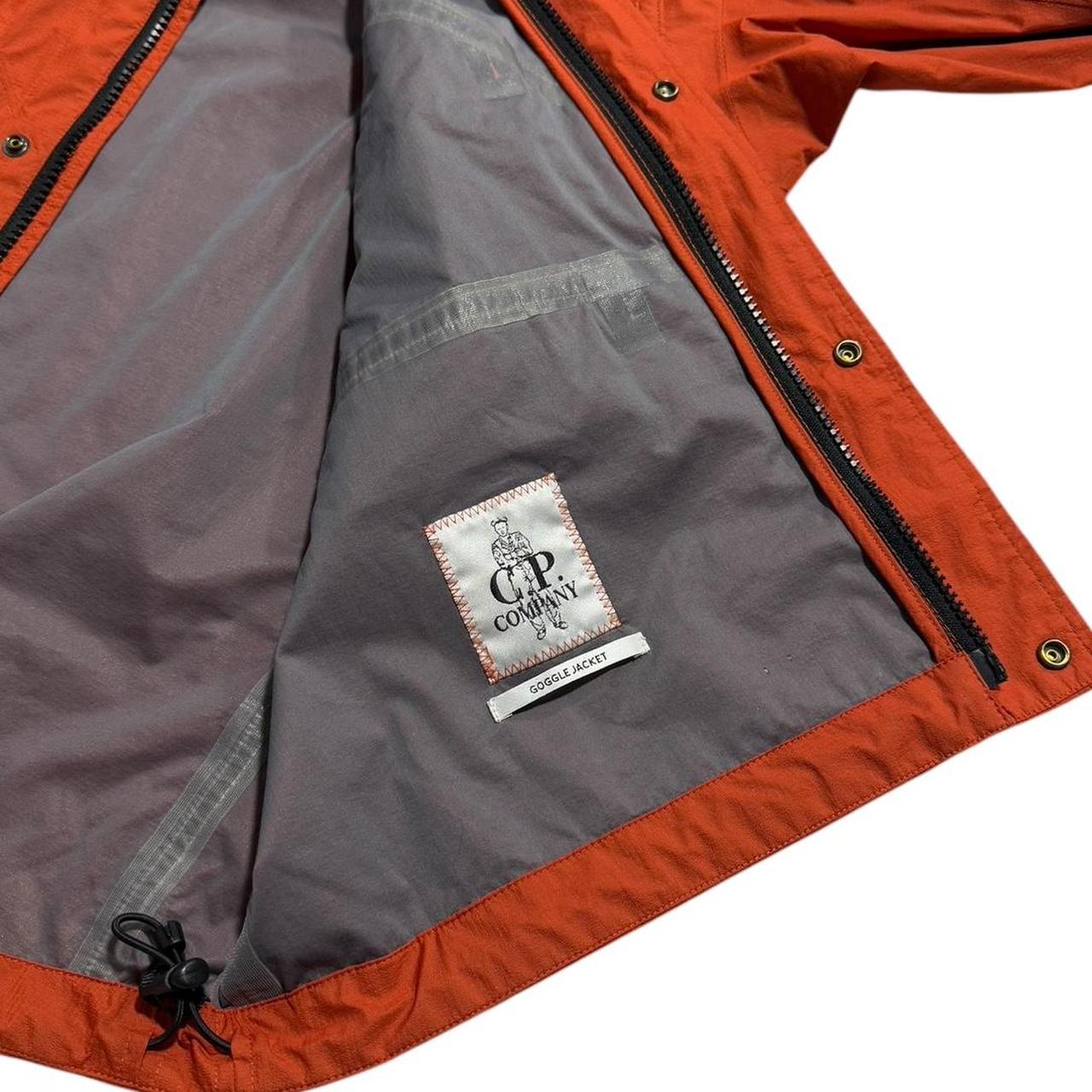 CP Company La Mille Nylon Goggle Jacket | XL, Orange