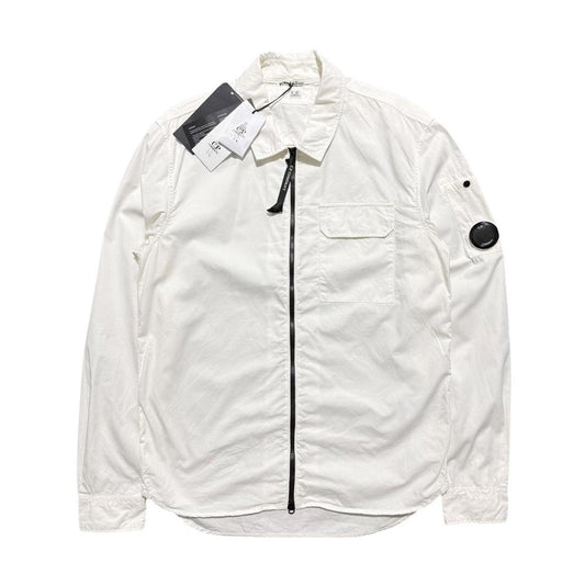 CP Company White Overshirt | Small, White