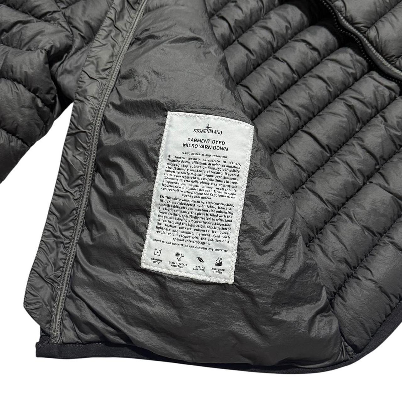 Stone Island Garment Dyed Micro Reps Down Jacket