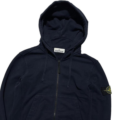 Stone Island Navy Full Zip Hoodie