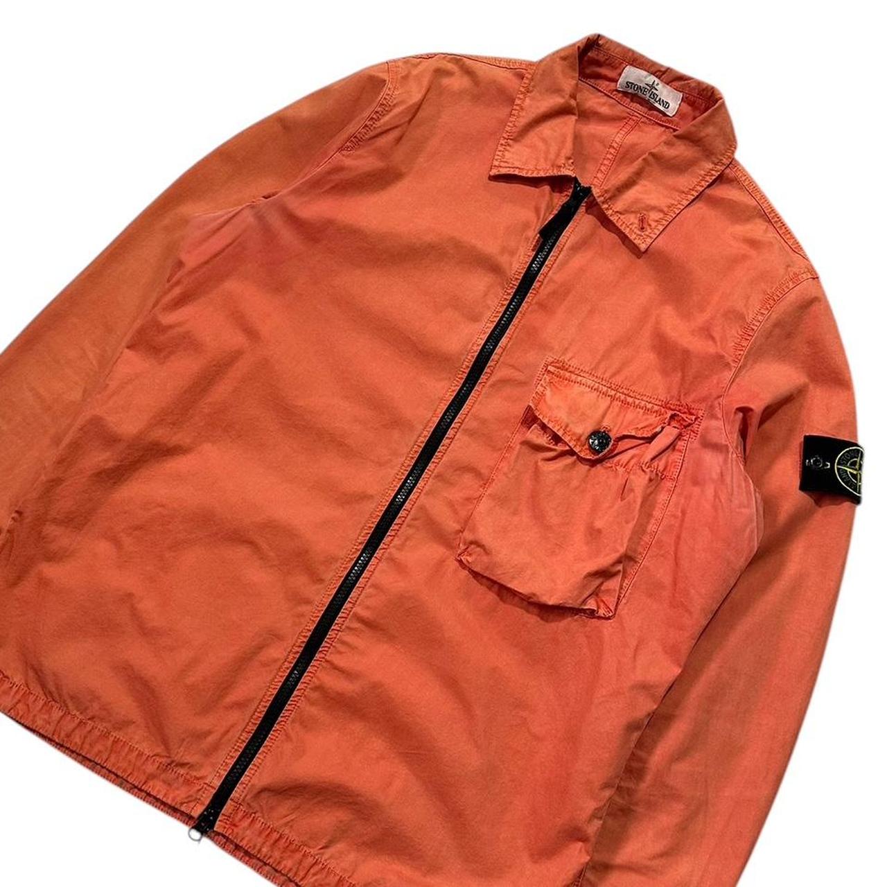 Stone Island Orange Overshirt