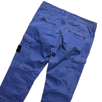 Stone Island Blue Combat Cargos