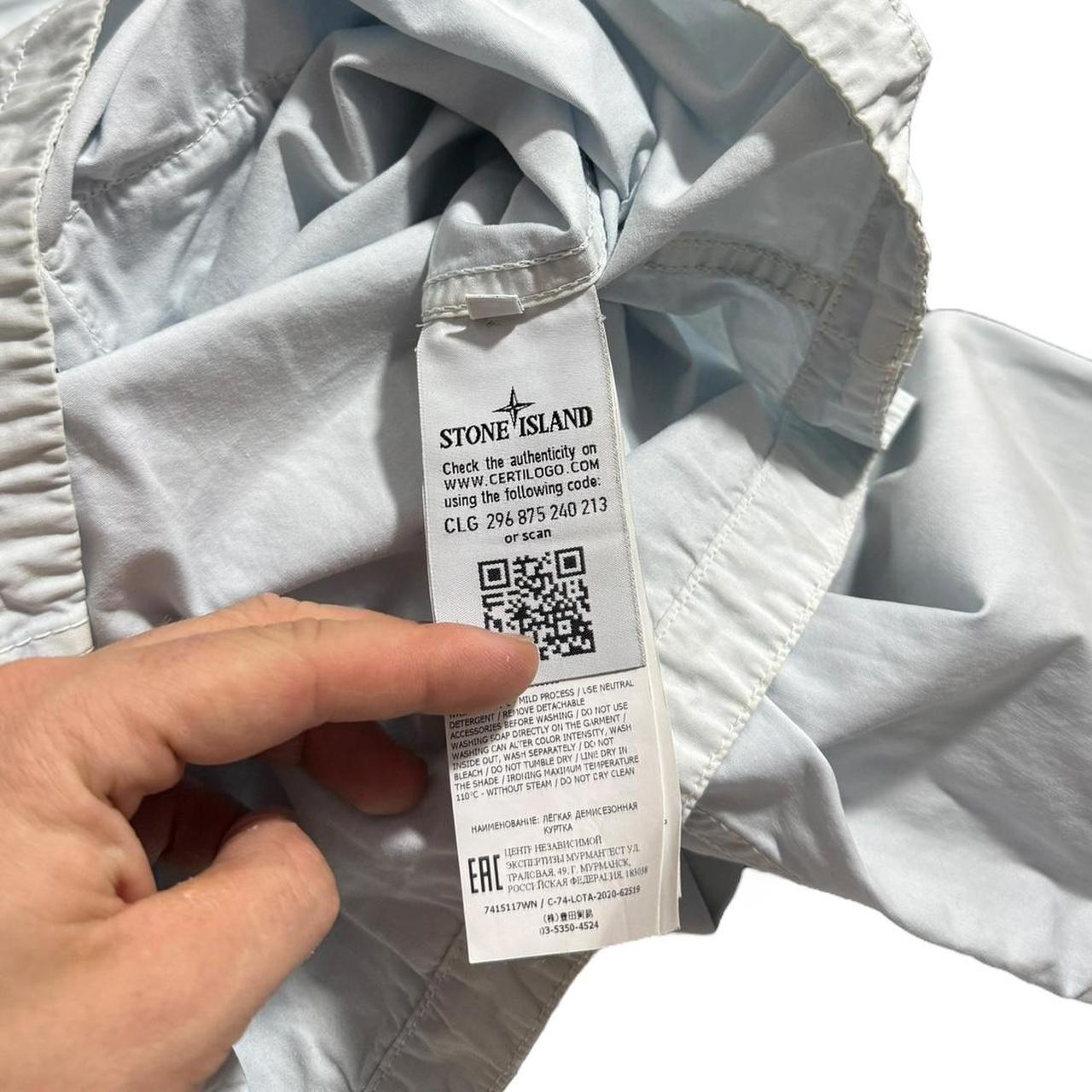 Stone Island Light Blue Overshirt