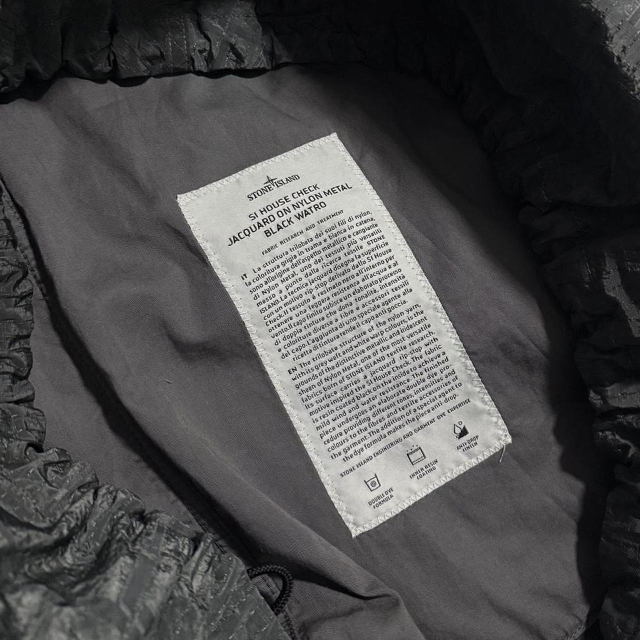 Stone Island House Check Nylon Metal Poncho
