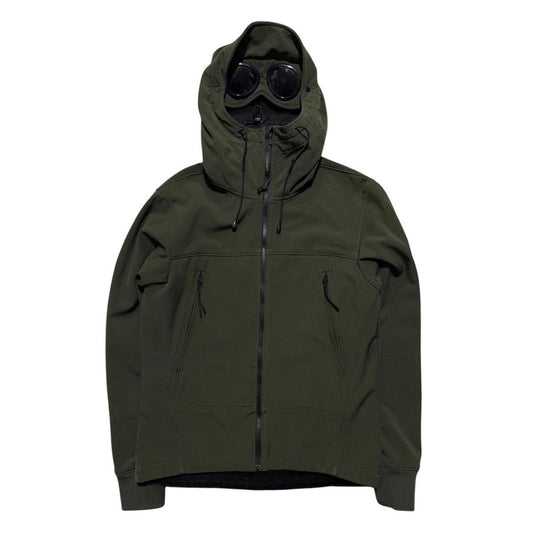 CP Company Khaki Soft Shell Goggle Jacket