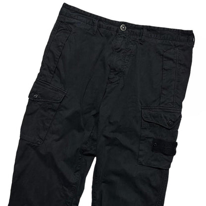 Stone Island Ghost Combat Cargos | W34, Black