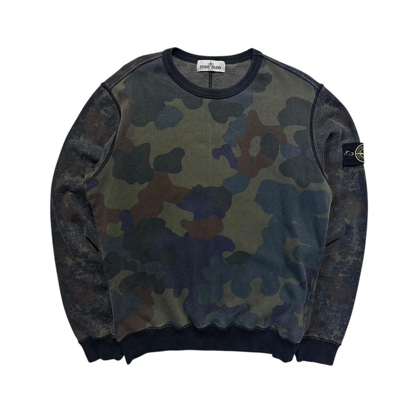 Stone Island Camo Pullover Crewneck