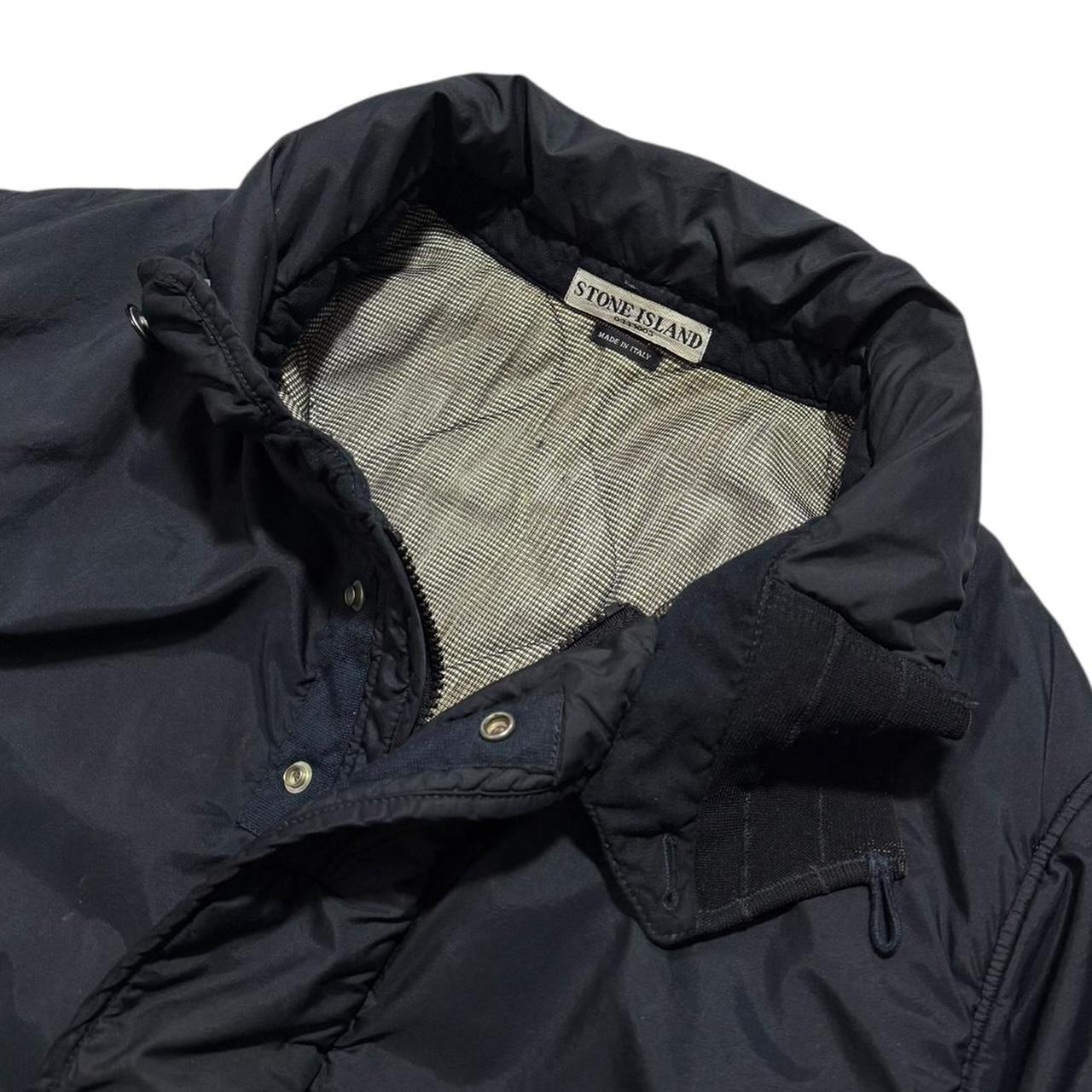 Stone Island A/W 2003 Nylon Trench Jacket | XXL, Black