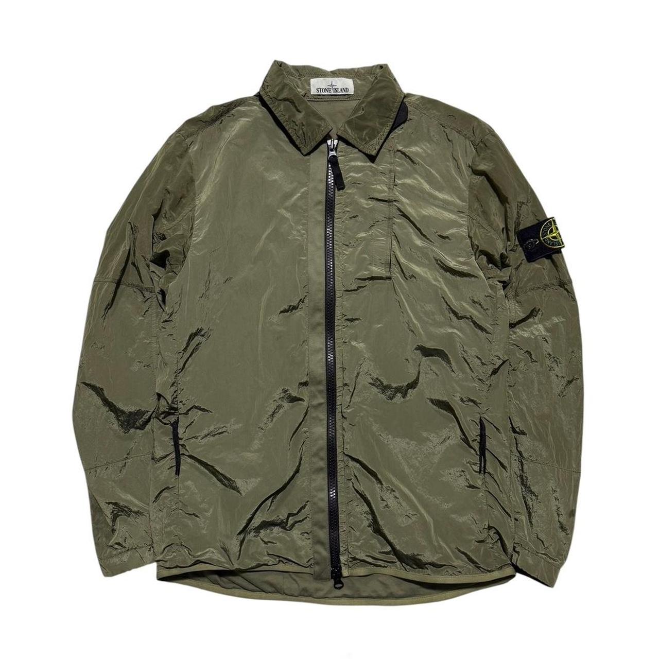 Stone Island Nylon Metal Overshirt | Medium, Olive