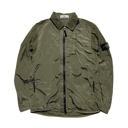 Stone Island Nylon Metal Overshirt | Medium, Olive