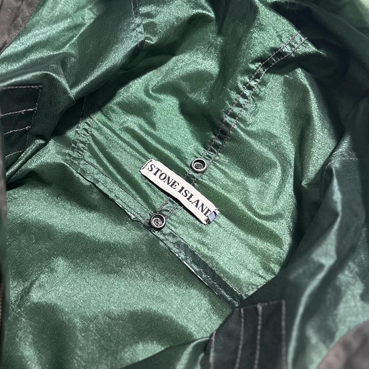 Stone Island 1992 Glazed Silk 'Toffee Wrapper' Jacket