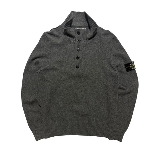 Stone Island Wool Quarter Zip