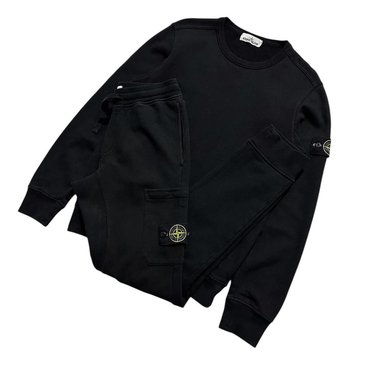 Stone Island Black Complete Tracksuit