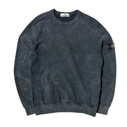 Stone Island Frost Pullover Crewneck | XL, Faded Black