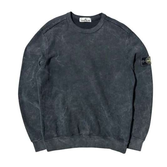 Stone Island Frost Pullover Crewneck | XL, Faded Black