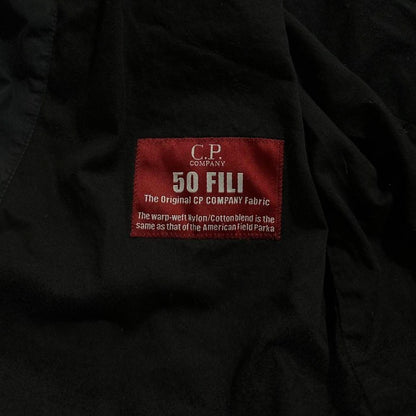 CP Company 50 Fili Black Overshirt