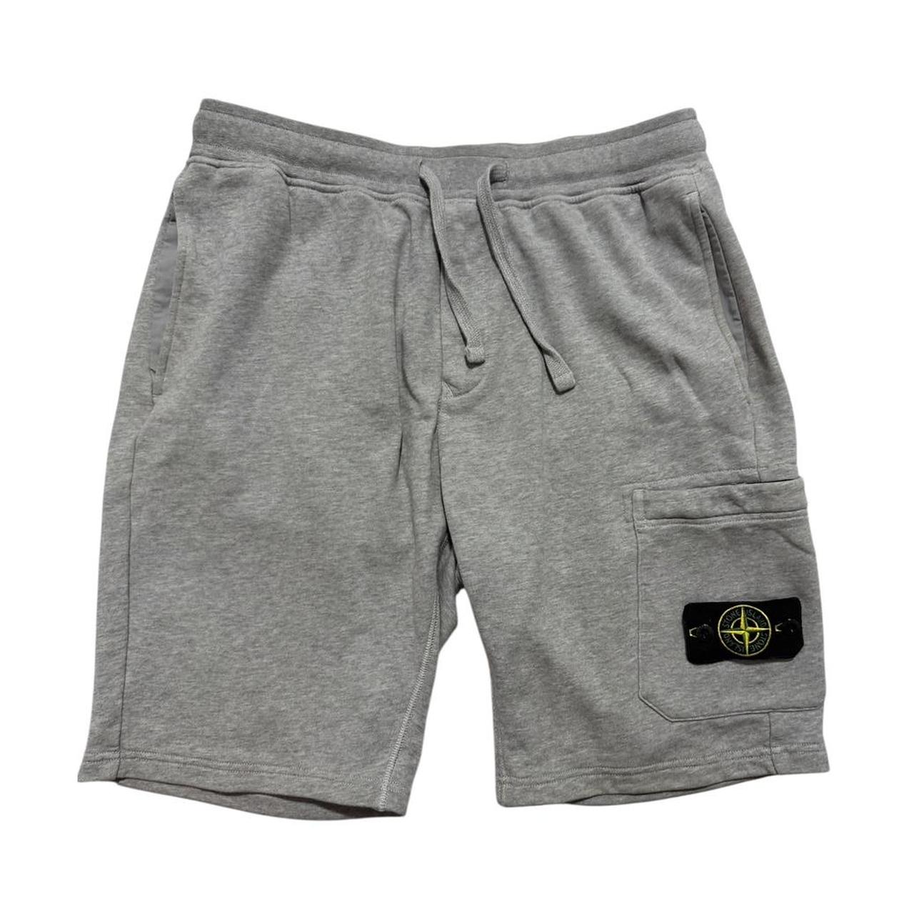 Stone Island Cotton Shorts | Medium, Grey