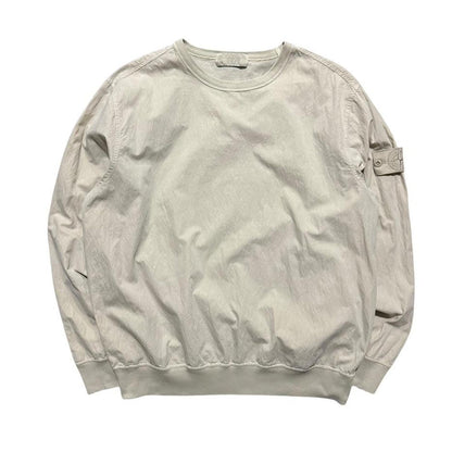 Stone Ghost Canvas Pullover | Large, Stone