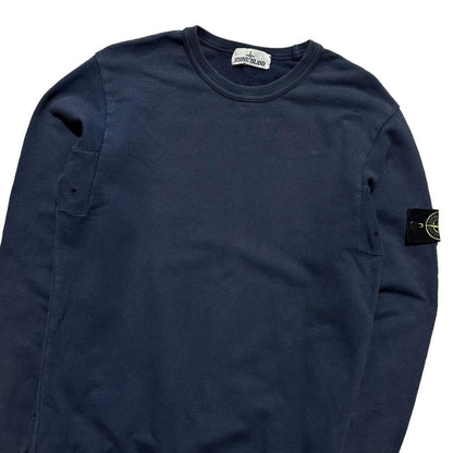 Stone Island Blue Pullover Crewneck