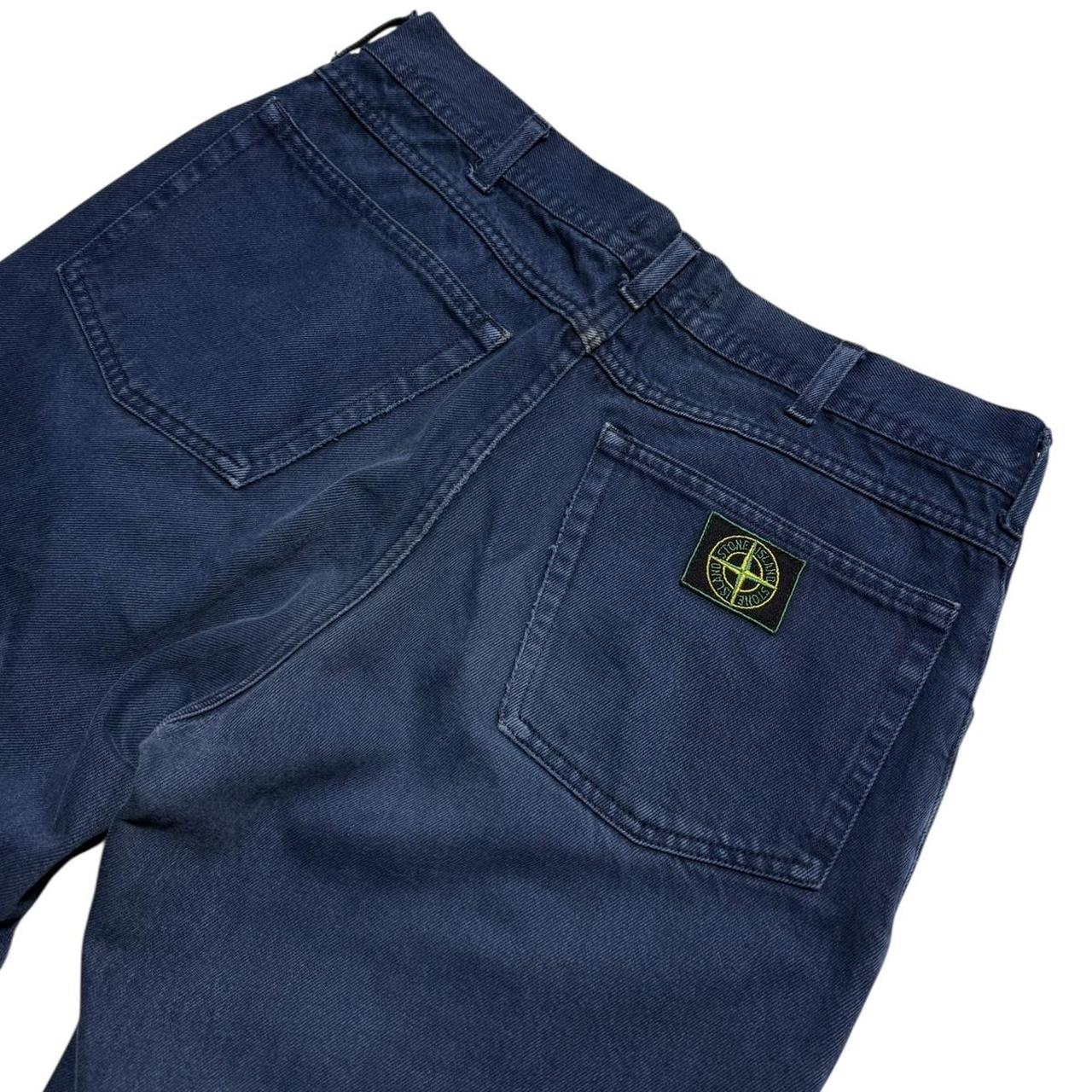 Stone Island Vintage Denim Jeans | W32, Dark Blue