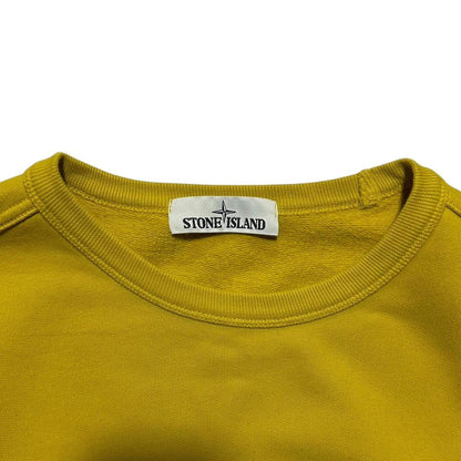 Stone Island Yellow Pullover Crewneck | Small, Yellow