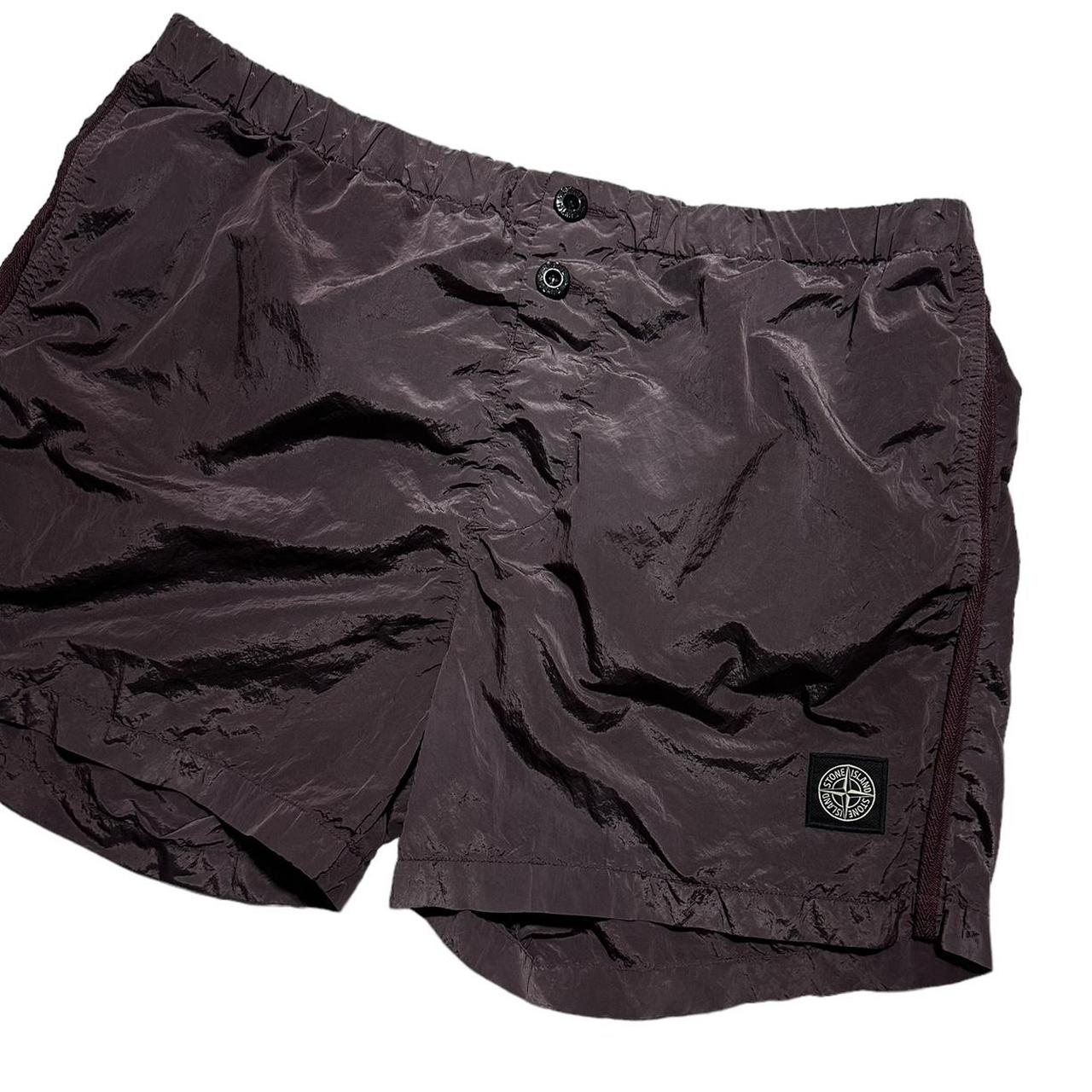 Stone Island Purple Nylon Swim Shorts