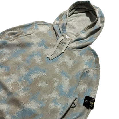 Stone Island Devore Camo Pullover Hoodie | Medium, Camo