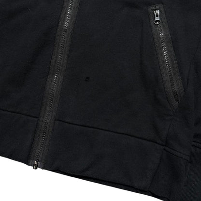 CP Company Black Full Zip goggle Hoodie