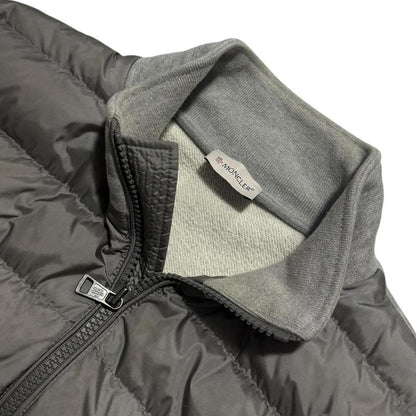 Moncler Maglia Down Cardigan Jacket | Large, Grey