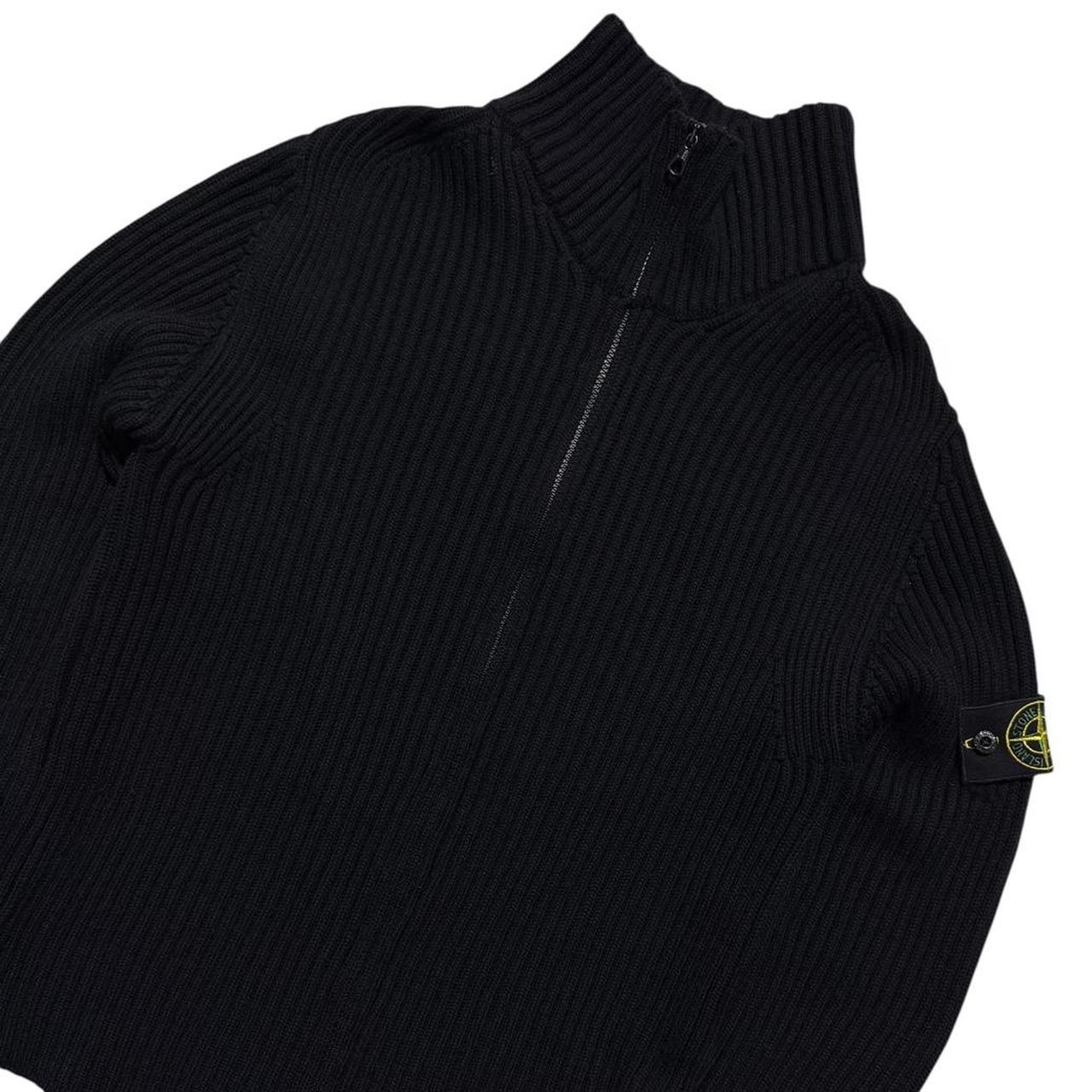 Stone island Ribbed Wool Full Zip