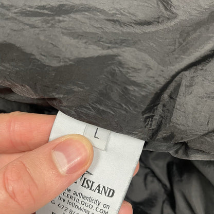 Stone Island Crinkle Reps NY Down Puffer Jacket, Size Large | O/S, Black