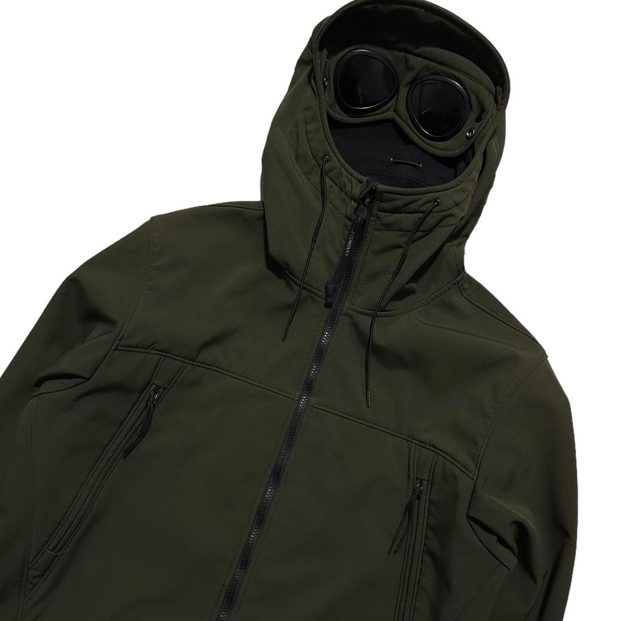 CP Company Khaki Soft Shell Goggle Jacket