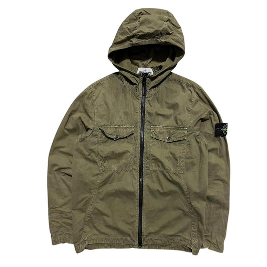 Stone Island Hooded Canvas Jacket