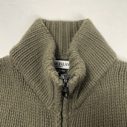 Vintage Stone Island President Knit, Size XL | O/S, Green