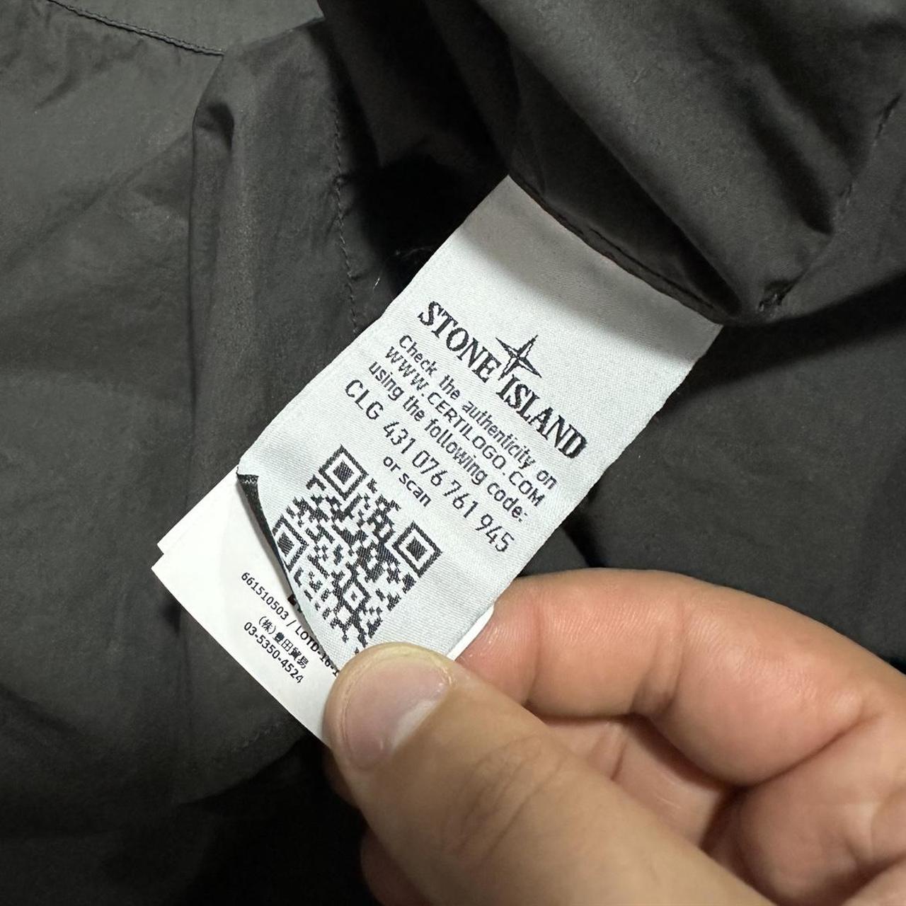 Stone Island Grey Button Up Shirt