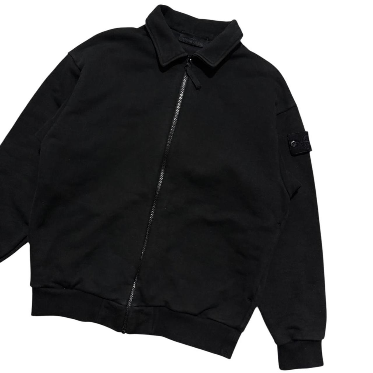 Stone Island Ghost Full Zip Heavy Cotton Jacket | Default Title, Black