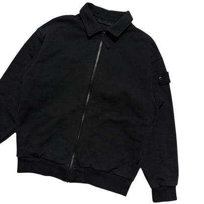 Stone Island Ghost Full Zip Heavy Cotton Jacket | Default Title, Black