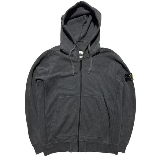 Stone Island Grey Full Zip Hoodie - Known Source