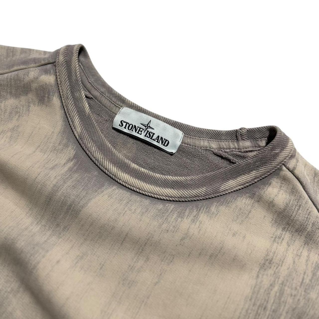 Stone Island Hand Corrosion Pullover Crewneck | XL, Beige