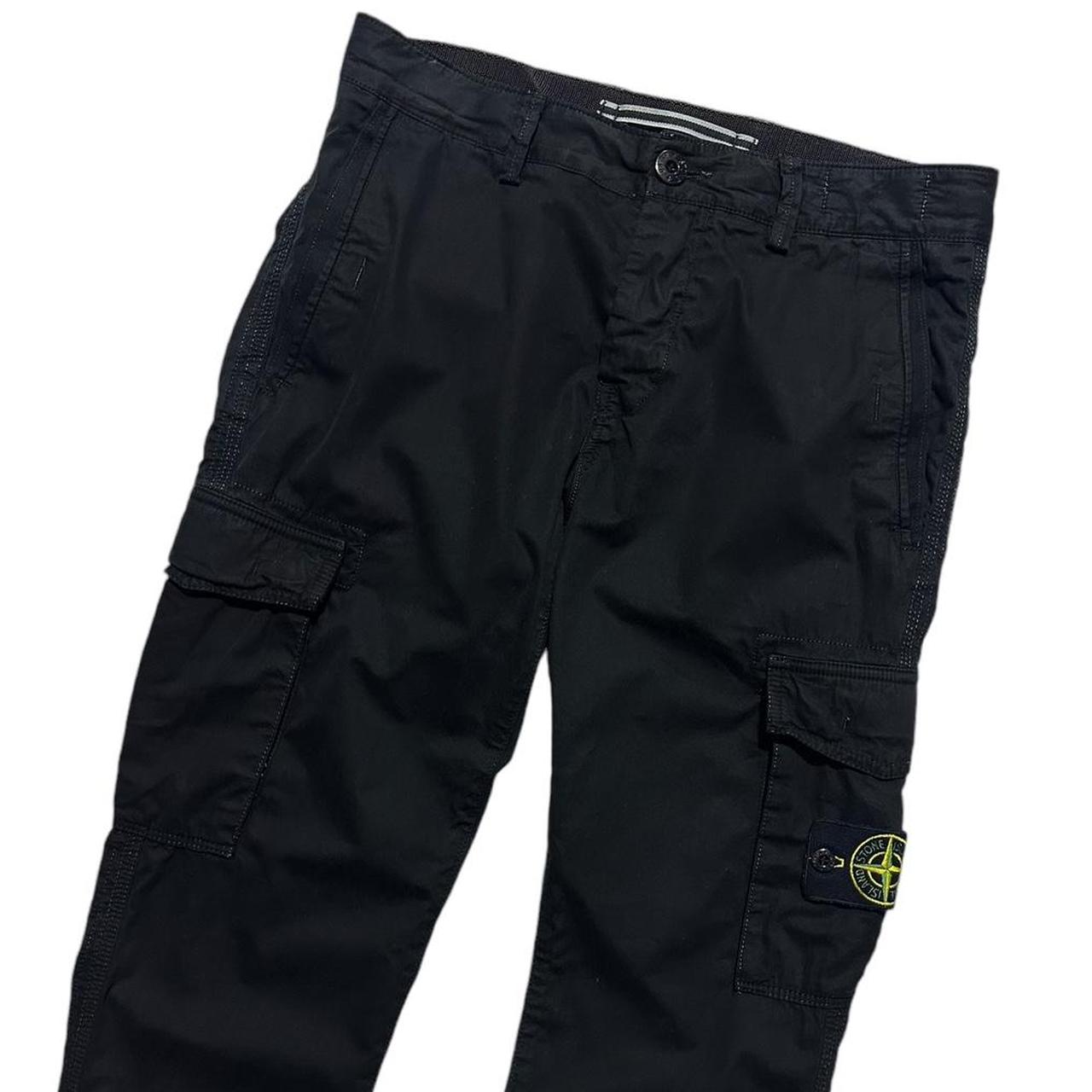 Stone Island Black Combat Cargos