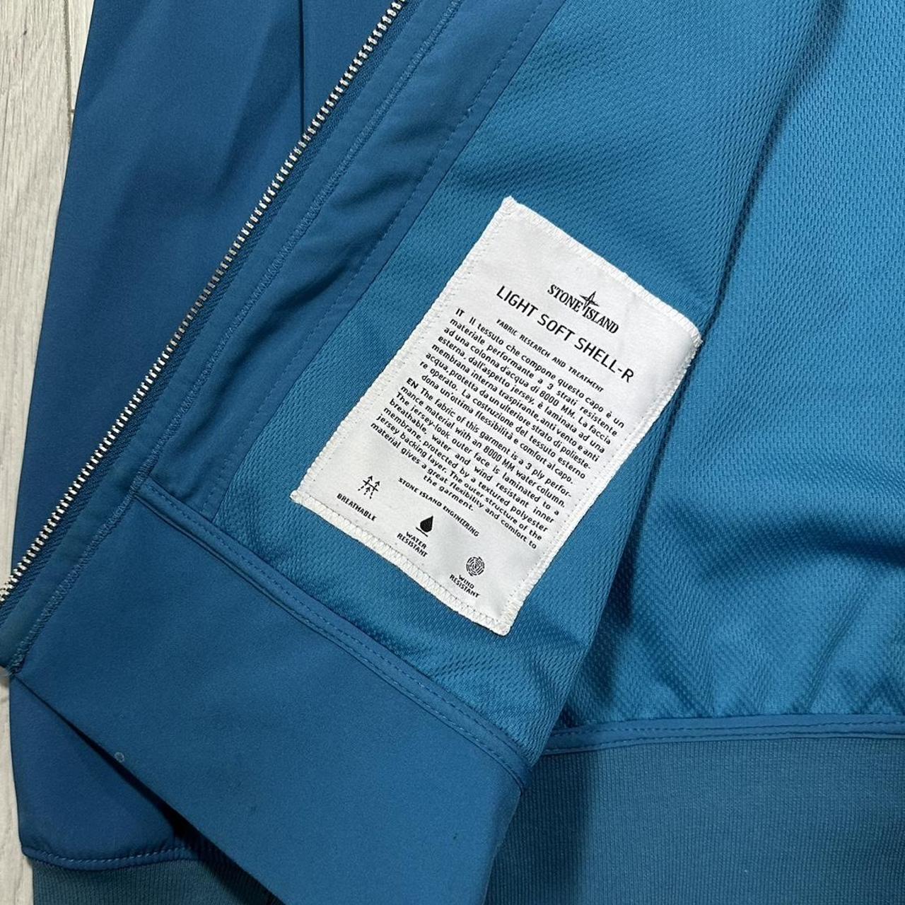 Stone Island Blue Soft Shell Jacket