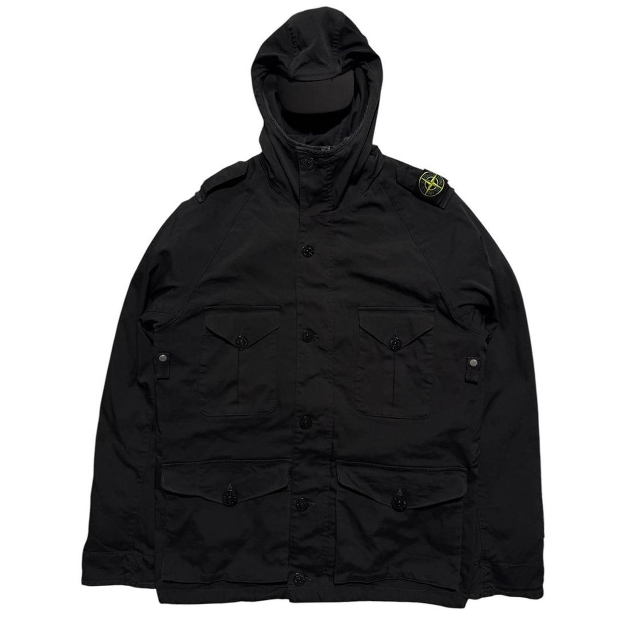 Stone Island Multipocket Peaked Hood Jacket | Medium, Black