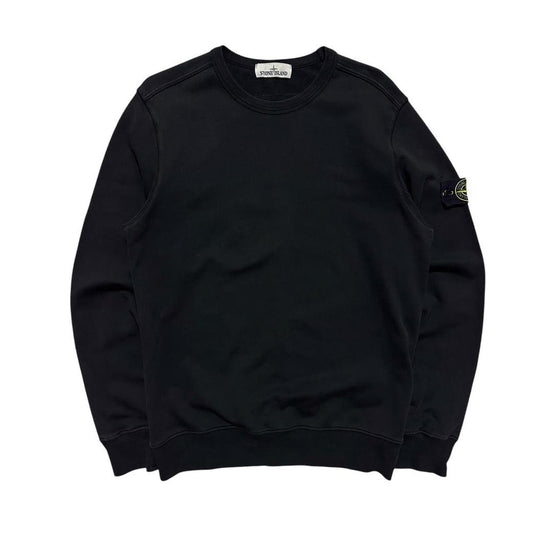 Stone Island Black Pullover Crewneck