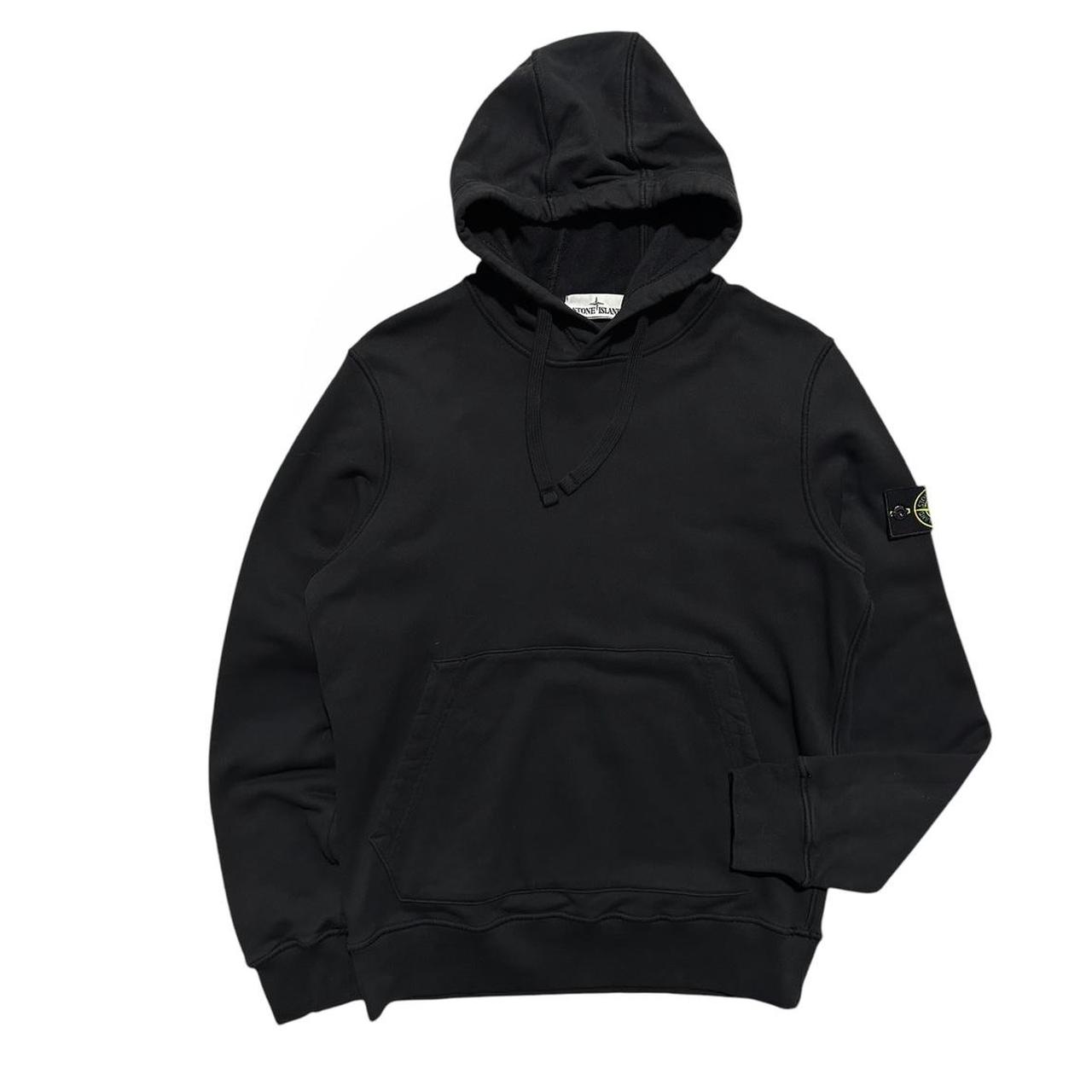 Stone Island Black Pullover Hoodie