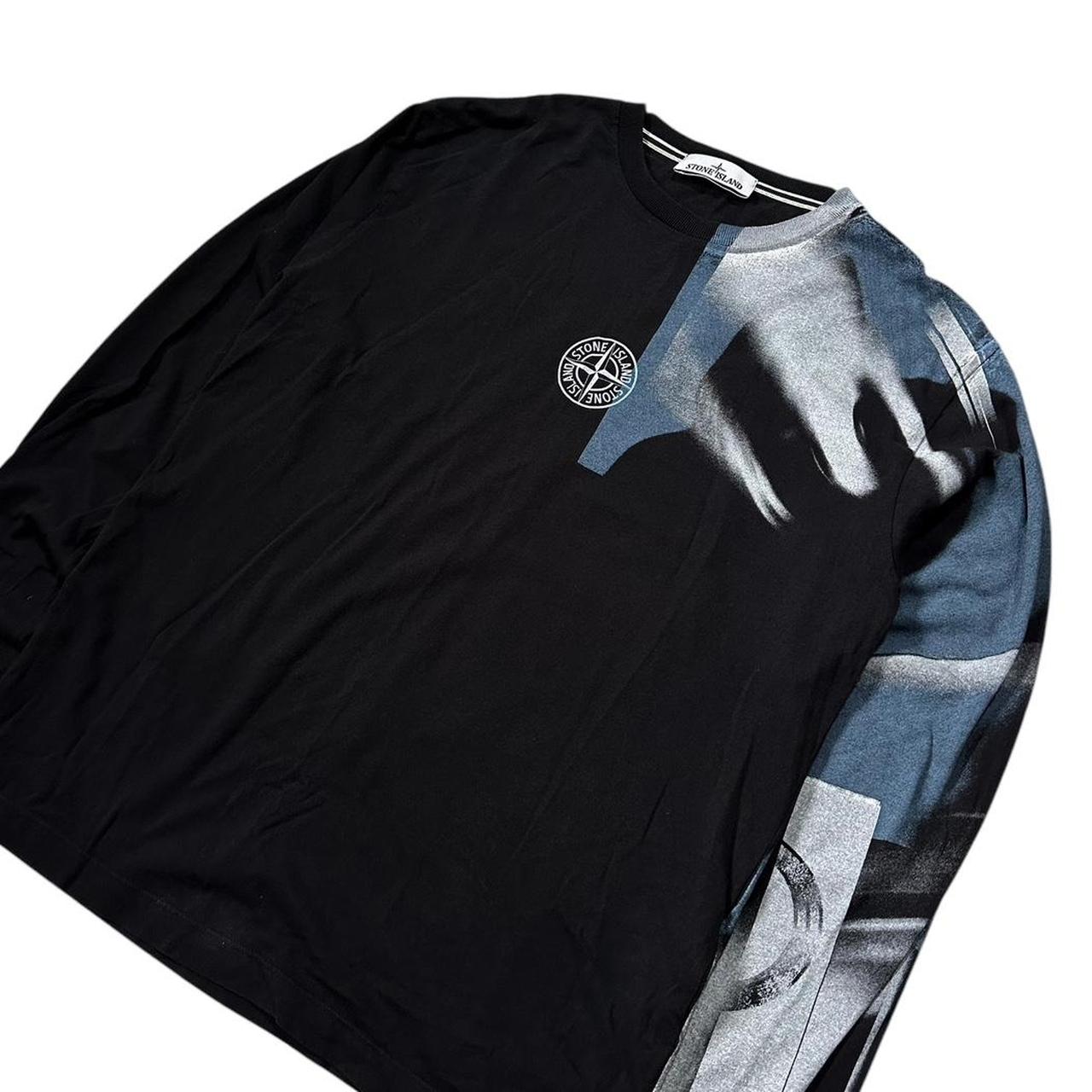 Stone Island Print Long Sleeve Top