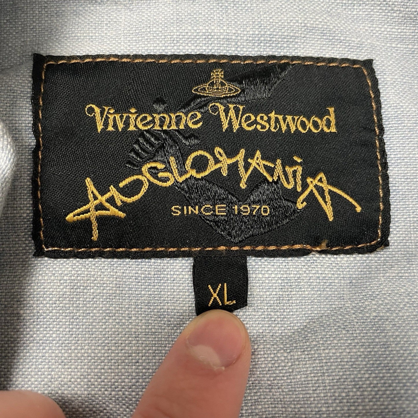 Vivienne Westwood Denim Shirt, Shirt XL | O/S, Multicoloured
