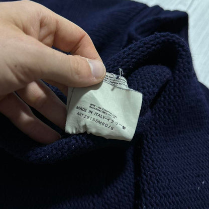 Stone Island Navy Knit Pullover Jumper