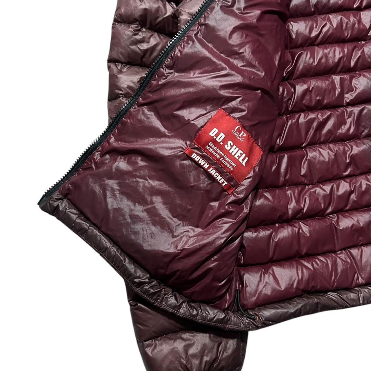 CP Company Burgundy Down Jacket