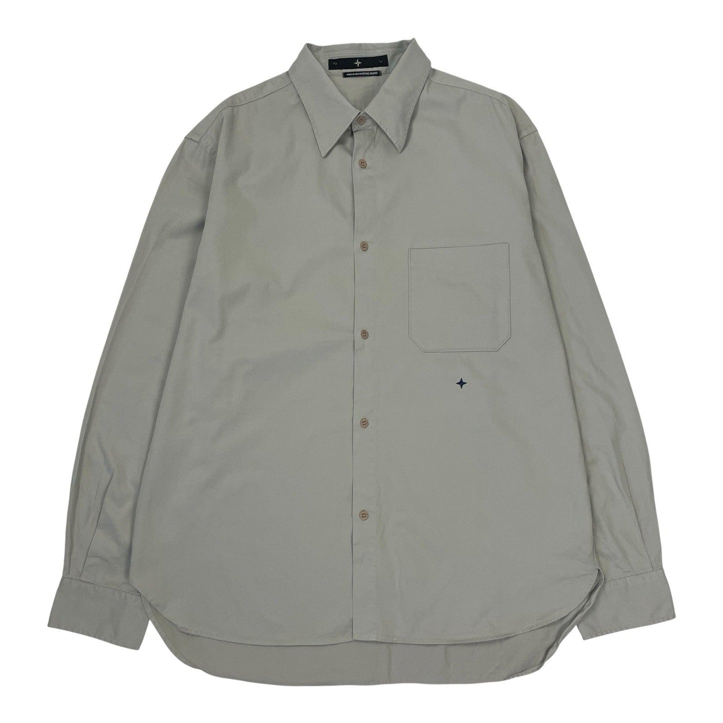 Vintage Stone Island Shirt, Size XXL | O/S, Grey